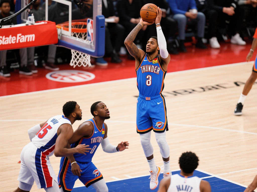 杰威跳投建功贡献20分,雷霆三少齐飙20+力压活塞9分 比赛中,杰威的跳投命中成为转折点。这不仅