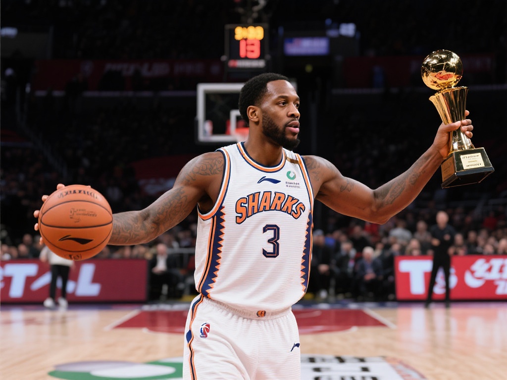 琼斯:荣获分王助攻王,虽未达目标仍感荣幸 在职业篮球的赛场上,能同时夺得分王与助攻